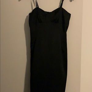 Black cocktail dress
